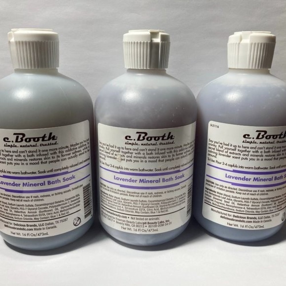 3 c. Booth Lavender Mineral Bath Soak